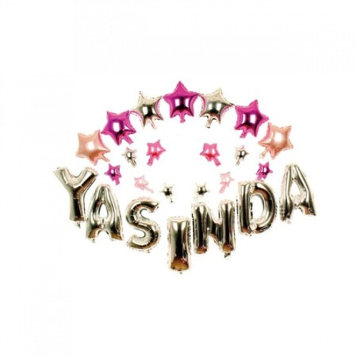 Rps Folyo Balon . Yaşında Duvar Süs Gümüş 16" 1363