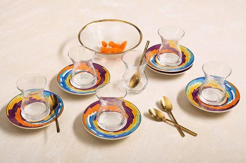 Ruanda Çay Bardak Takımı 12 Parça