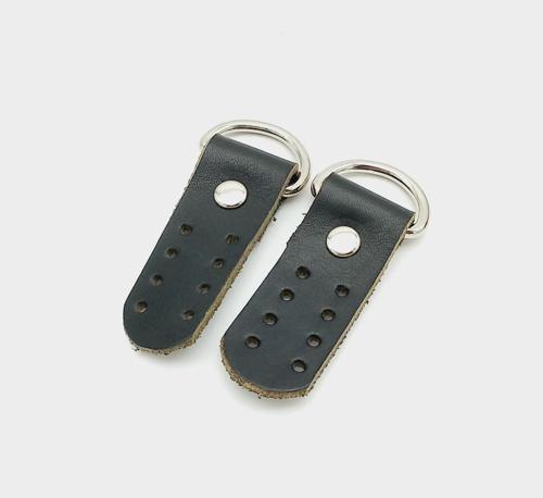 Çanta Aksesuar Gerçek Deri Siyah Sapucu (Böce) Gümüş Metalli