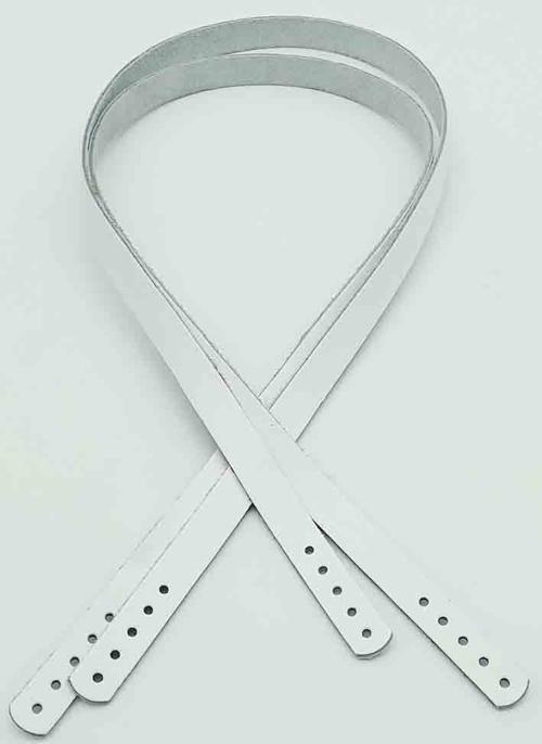 Çanta Aksesuar Gerçek Deri 70x1.2 Cm Beyaz Renk Çanta Sapı