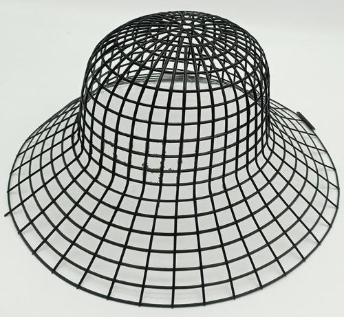 Çanta Aksesuar 3D Şapka Şeklinde Siyah Plastik Kanvas