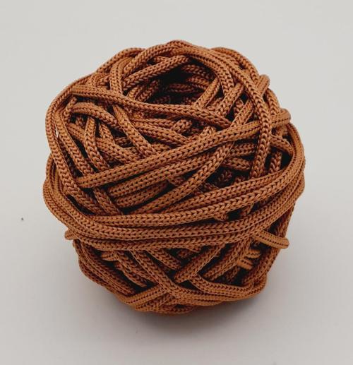 Çanta Aksesuar 5 mm Taba Renk Polyester Makrome