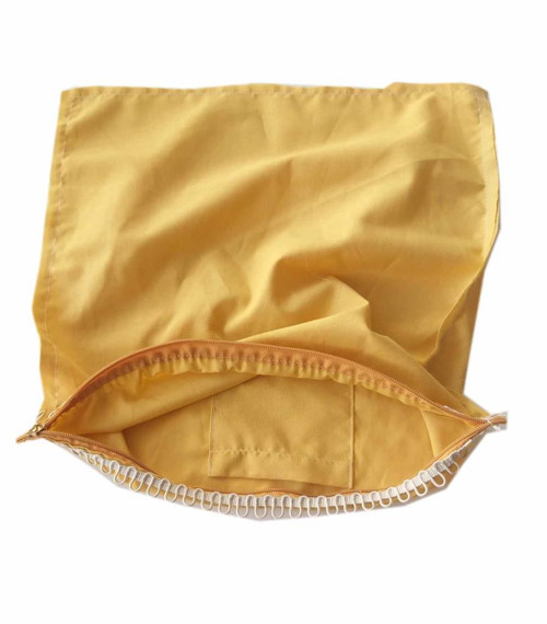 Çanta Aksesuar 38X38 Cm Dikilmiş Halde Fermuarlı Astar Hardal Sarı