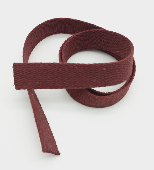 Çanta Aksesuar 3 Cm Pamuklu Kolon 1 Metre Bordo Renk
