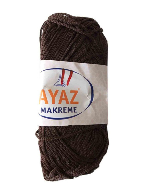 Çanta Aksesuar 100 Gram Polyester Makrome No:11 Koyu Kahve