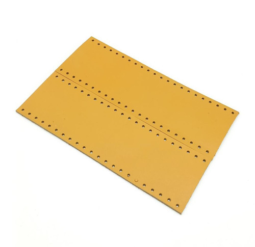 Çanta Aksesuar Hardal Gerçek Deri Tutma Sapı 18X6 Cm Simit Sap