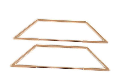 Çanta Aksesuar Piramit Taban Model Light Gold Metal Çanta Sapı