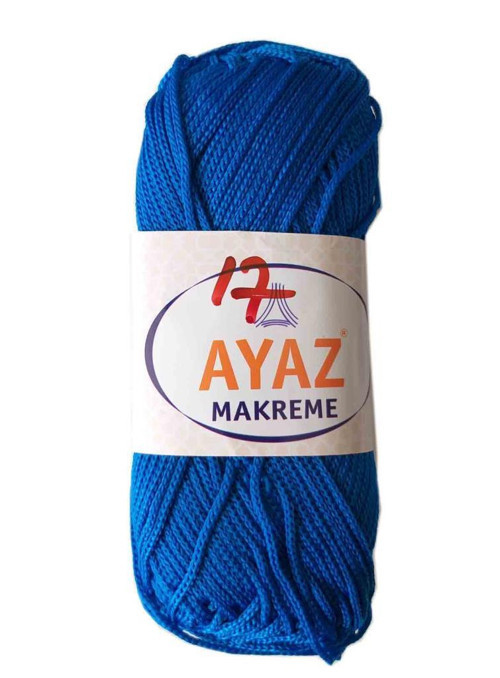 Çanta Aksesuar 100 Gram Polyester Makrome No:17 Saks Mavi