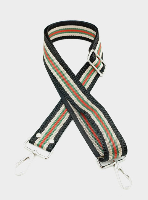 Çanta Aksesuar Polyester Kolon 120X4 Cm No:6 Gümüş Metalli