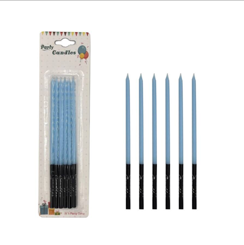 Mum İnce Kalem Makaron Renkler 15cm 6 Lı