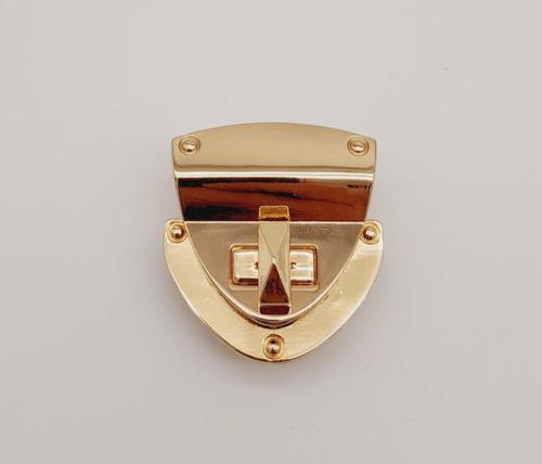 Çanta Aksesuar Light Gold Renk Üçgen Kilit