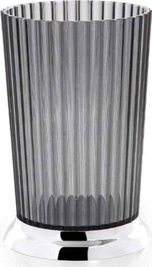 Nely Diş Fırçalık Şeffaf Siyah