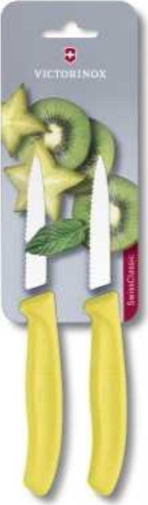 6.7636.L118B Swiss Classic 8 Cm Tırtıklı Soyma Bıçağı Blisterli