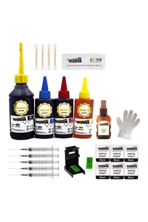 HP DeskJet ink Advantage 3635 Yazıcı Uyumlu Kartuş Dolum Seti