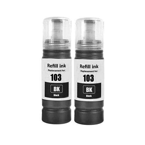 Epson 103 Muadil Uyumlu Siyah Mürekkep 2'li – L3150, L3151, L3156, L3160, L3210, L3211