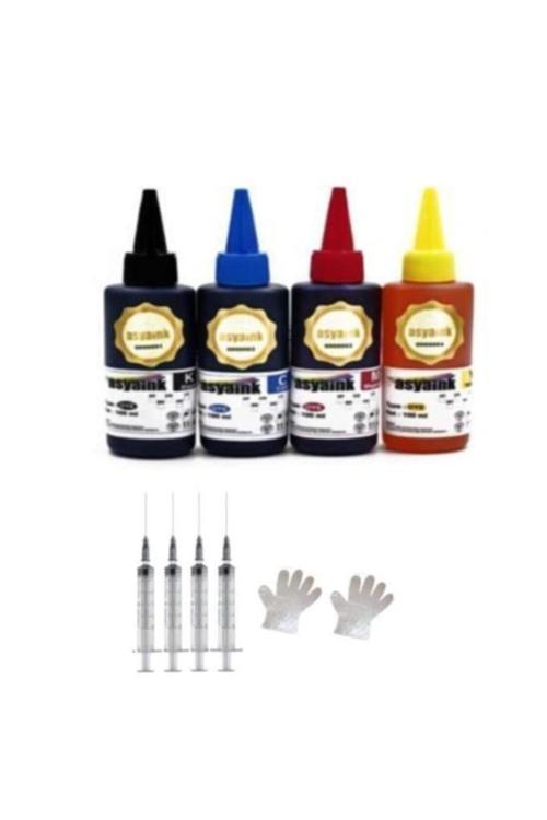 Hp 920 Hp 655 Hp 364 Uyumlu Kartuş Dolum Seti Renkli 4'li Set