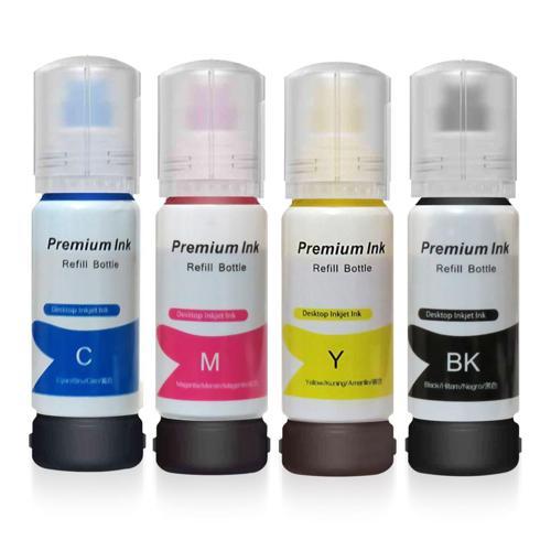 Epson 103 L1210-l1250-l3210-l3211-l3250-l3251-l3256-l3260-l5290-l5296 Muadil 4 Renk Mürekkep Seti 4x70ML