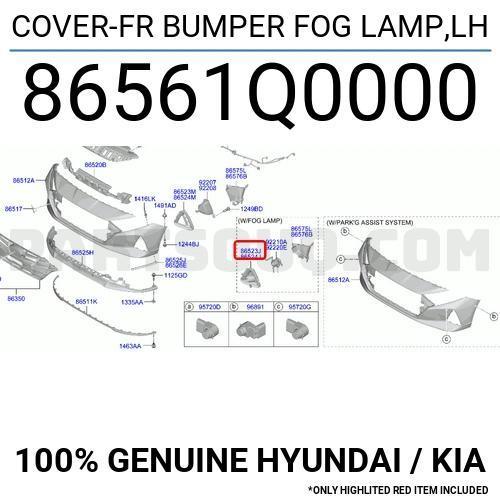 İ20 Sis Kapağı Sol 2020- Oem No (86561Q0000)