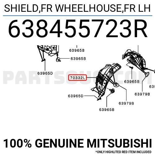 Traffıc 2014- Çamurluk Davlumbazı Ön - Önü Sol Oem No (638455723R)