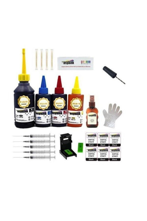 Canon Mp230 / Mx360 Kartuş Uyumlu Ekonomik Kartuş Dolum Seti