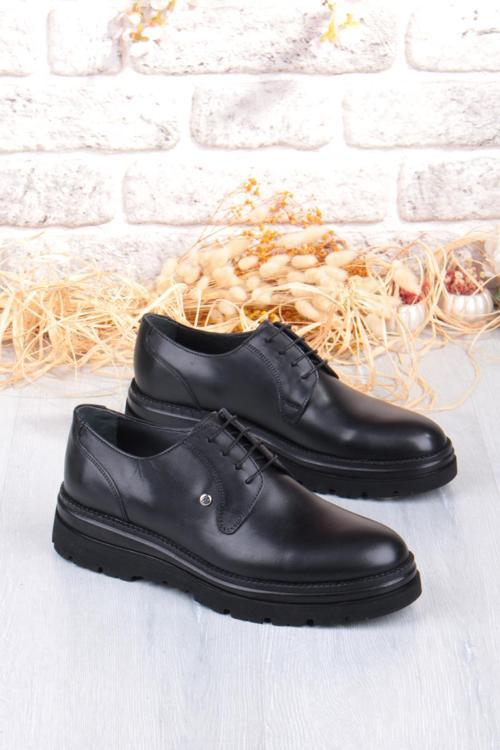 K1004 Rahat Hafif Eva Kalın Taban Hakiki Deri Erkek Ayakkabı