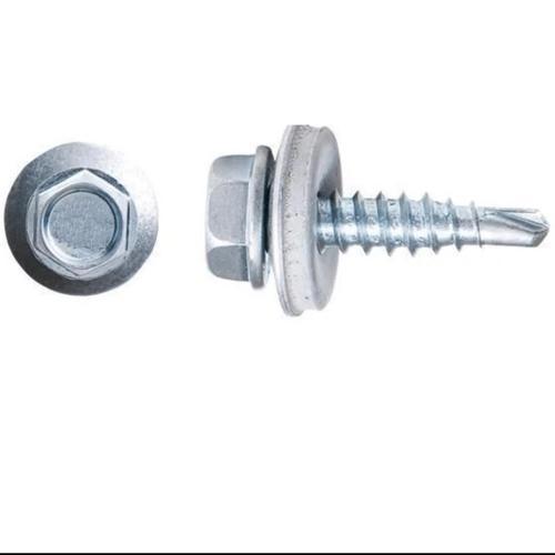 Trapez Vida 4.8x19 Pullu Çatı Vidası 50 adet Matkap Uçlu DIN7504K