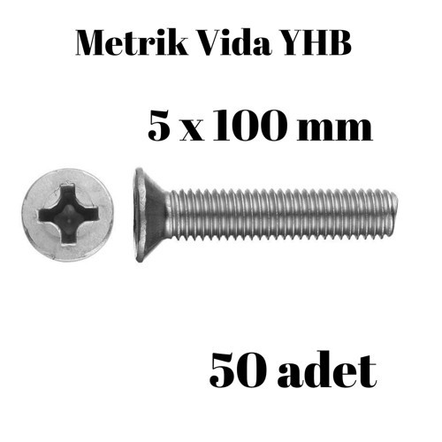 Metrik Vida Civata Yhb 5x100 50'li Paket