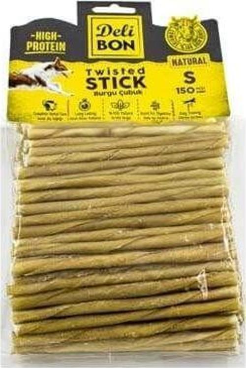 İnce Deri Burgu Çubuk Köpek Ödülü Naturel 150 Adet