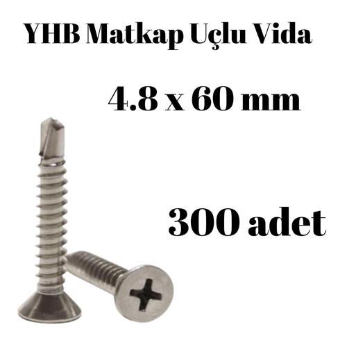 Matkap Uçlu Vida YHB 4,8x60 mm 300'lü Paket