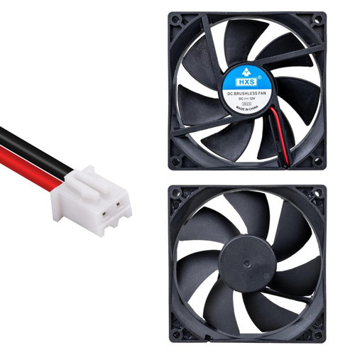 IC-216 Fırçasız DC Fan 92X92x25mm 12 Volt 2 Pin Soğutucu Fan