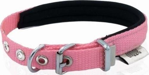 Konfor Dokuma Köpek Boyun Tasması Pembe 1,5x20 25 Cm