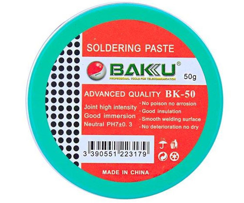 BK-50 50 Gram Lehim Havya Pastası Yüksek Kaliteli Lehimleme İleri Seviye Soldering Paste