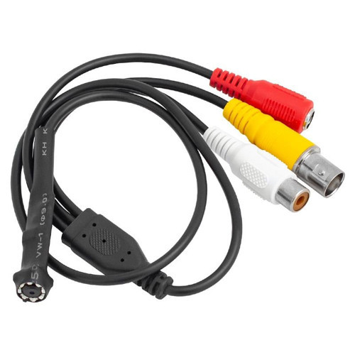 Pm-19307 3.7 MM 2 Mp 1080P Yuvarlak Tip Mini Kamera Giz li Dvr Kayıt Cihazı Monitör Kamerası