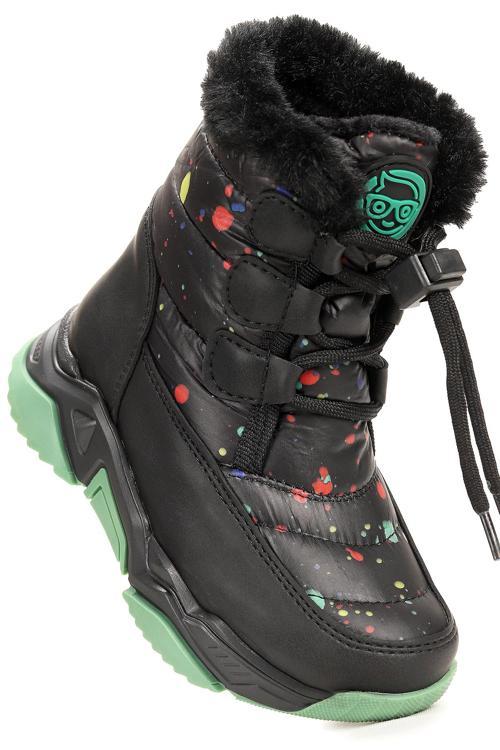 Bambu Bağcıklı Kız Çocuk Kar Botu