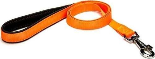 Comfort Dokuma Köpek Gezdirme Tasması Medium Turuncu 2x140 Cm
