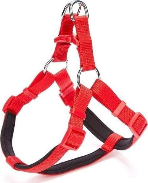 Comfort Dokuma Ronin Köpek Göğüs Tasması Large Kırmızı 2x55-65 Cm