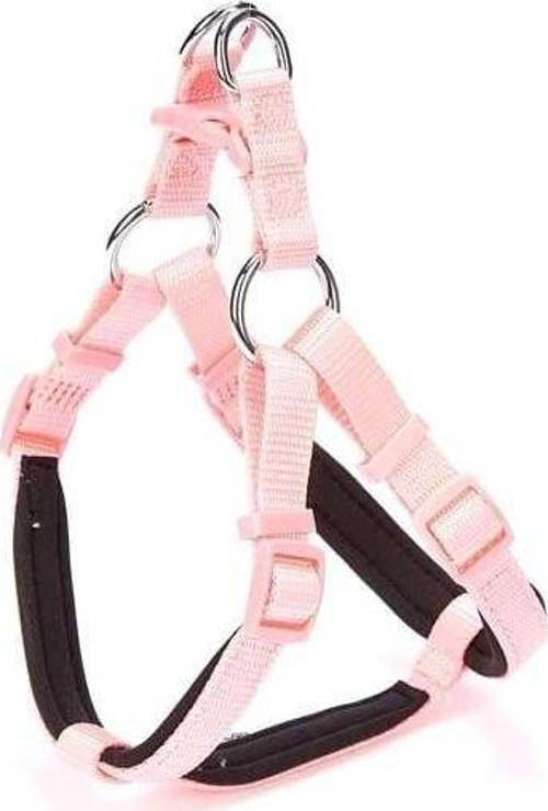 Comfort Dokuma Ronin Köpek Göğüs Tasması Small Pembe 1.5x40-45 Cm