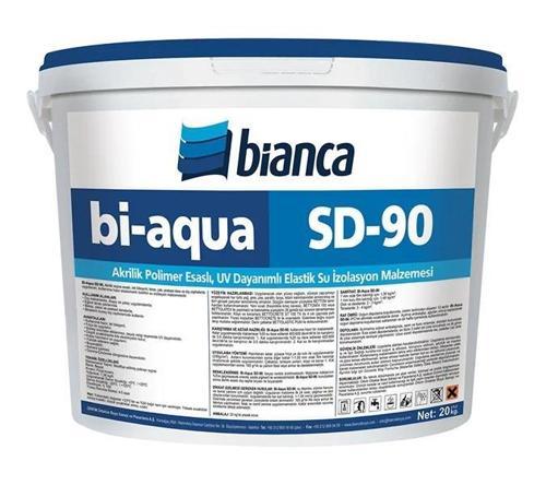 Bi-Aqua Sd-90 UV Dayanımlı Elastik Su İzolasyon Malzemesi 20 Kg