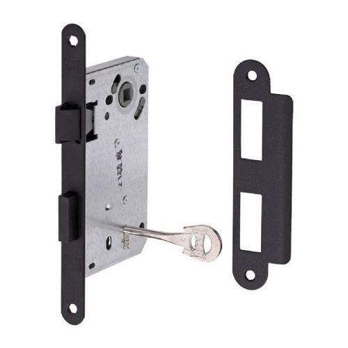 Kale 221 SİYAH plastik dilli hafele tipi sessiz extra oda kapı kilidi