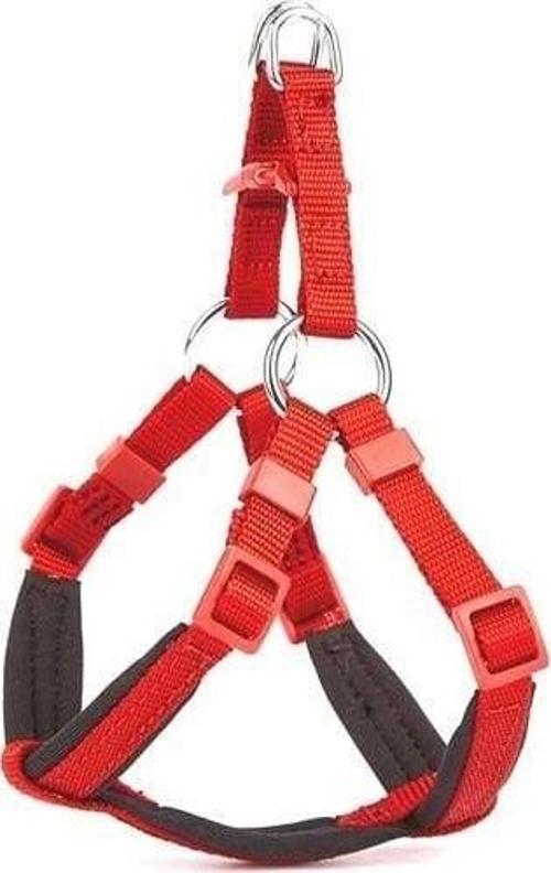 Comfort Dokuma Ronin Köpek Göğüs Tasması Xxsmall Kırmızı 1x30-35 Cm