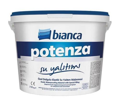 Potenza Uv Dirençli Özel Dolgulu Su Yalıtım Malzemesi 10 Kg Beyaz