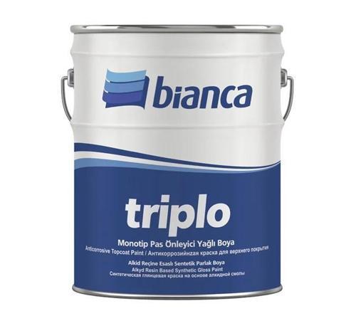 Triplo Monotip Korozyon Önleyici Pas Önleyici Yağlı Boya 15 Lt Kahverengi