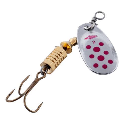 Döner Kaşık - Fishack GlideX - Silver Red - 5g - No:2 - Alabalık/Turna/Levrek Olta Kaşığı