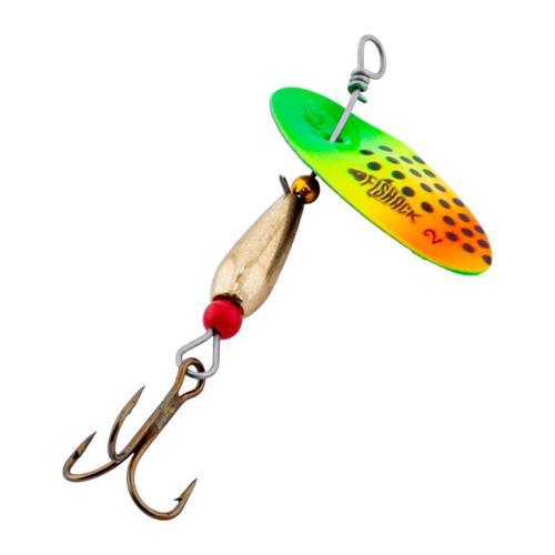 Döner Kaşık - Fishack GlideX - Gökkuşağı XD - 3,6g - No:2 - Alabalık/Turna/Levrek Olta Kaşığı