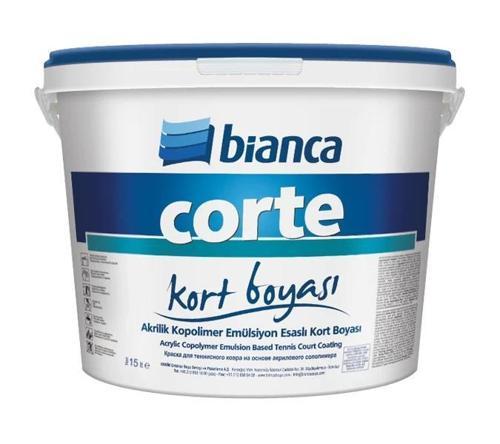 Corte Tenis Kortu Boyası 15 Lt Sarı