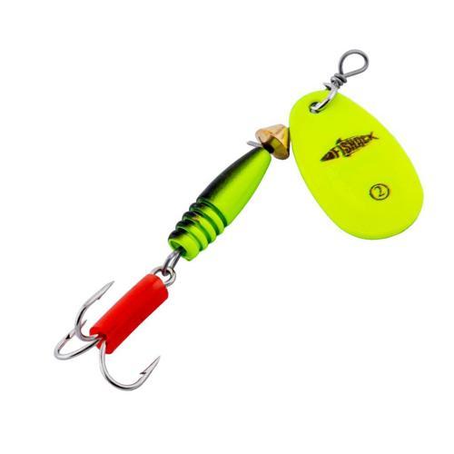 Döner Kaşık - Fishack GlideX - Limon - 5g - No:2 - Alabalık/Turna/Levrek Olta Kaşığı
