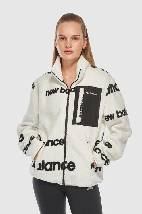 NB Lifestyle Regular Fit Logolu Dik Yaka Unisex Sweat 0UNC3358WT BEYAZ