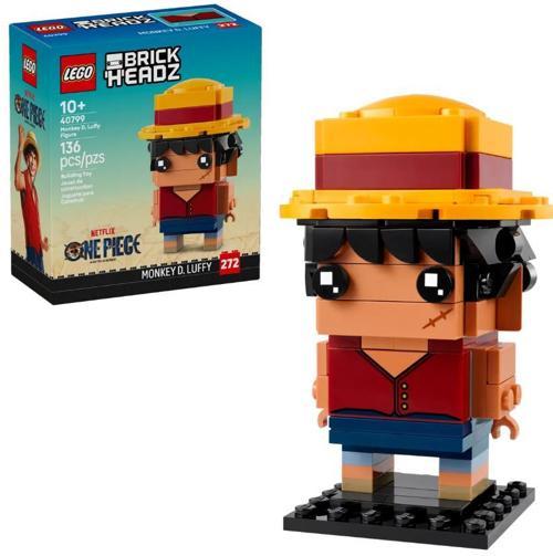 Brickheadz One Piece Monkey D. Luffy Figure 40799