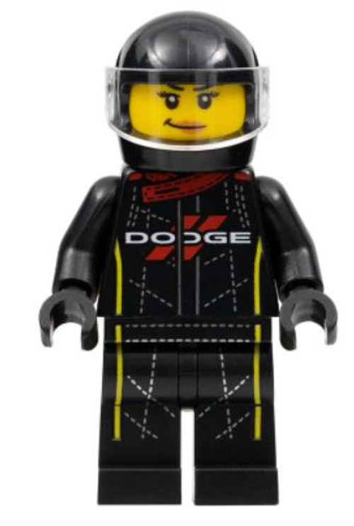 Minifigür Mopar Dodge SRT Top Fuel Dragster Driver sc090
