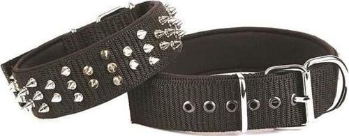Comfort Dokuma Çivili Köpek Boyun Tasması Small Siyah 5x50-60 Cm